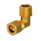 Everflow 1/4 O.D. COMP x 1/4 MIP 90 Degree Elbow Pipe Fitting, Lead Free Brass C69-14-NL - alternate 1